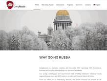 Tablet Screenshot of goingrussia.com